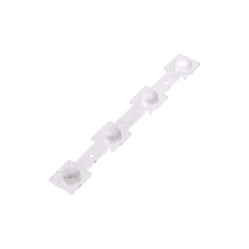 Lentilă LED Dreptunghiulară Transparentă 50° | Electronic-mag.ro | Componente Electronice