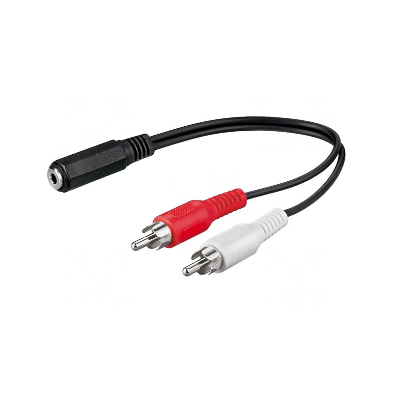 Cablu Audio Jack 3.5mm la RCA 0.2m Negru | Electronic-mag.ro | Componente Electronice Cablu Audio Jack 3.5mm la RCA 0.2m Negru | Electronic-mag.ro | Componente Electronice