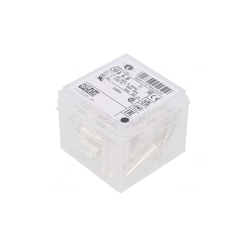 Conector Pin Mamă Argintat 6mm2 8AWG | Electronic-mag.ro | Componente Electronice