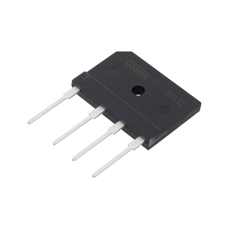 Punte Redresoare Monofazat 200V 6A | Electronic-mag.ro | Componente Electronice