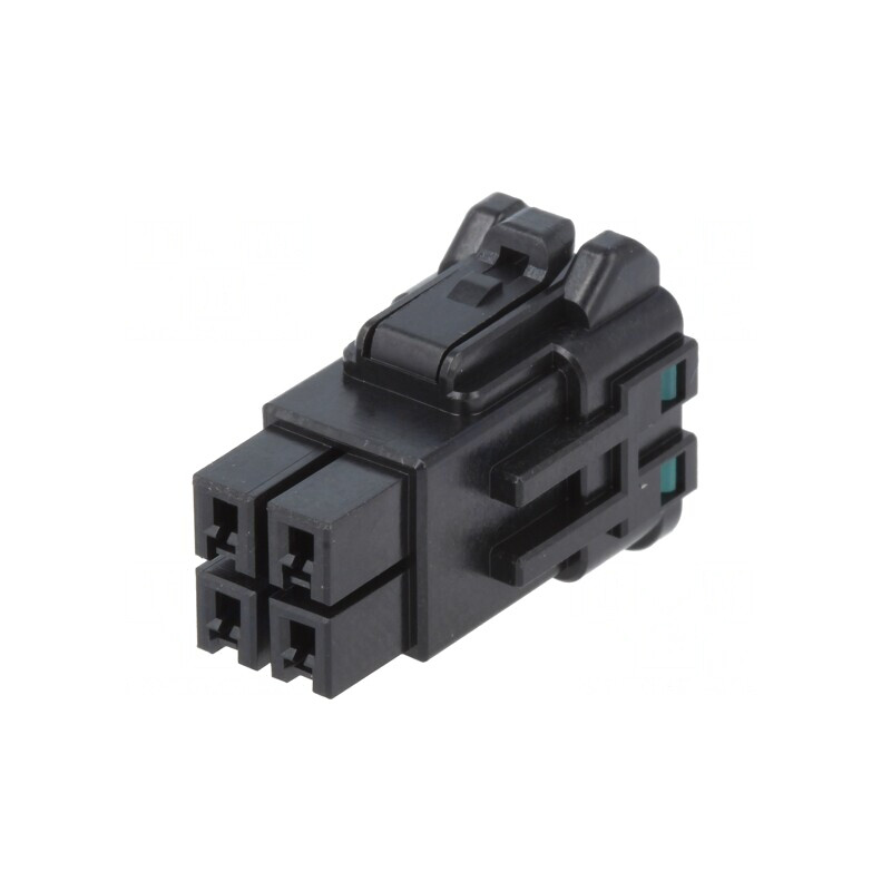 Mufă cablu-cablu mamă 4 pini 3,96mm fără contacte drept | Electronic-mag.ro | Componente Electronice