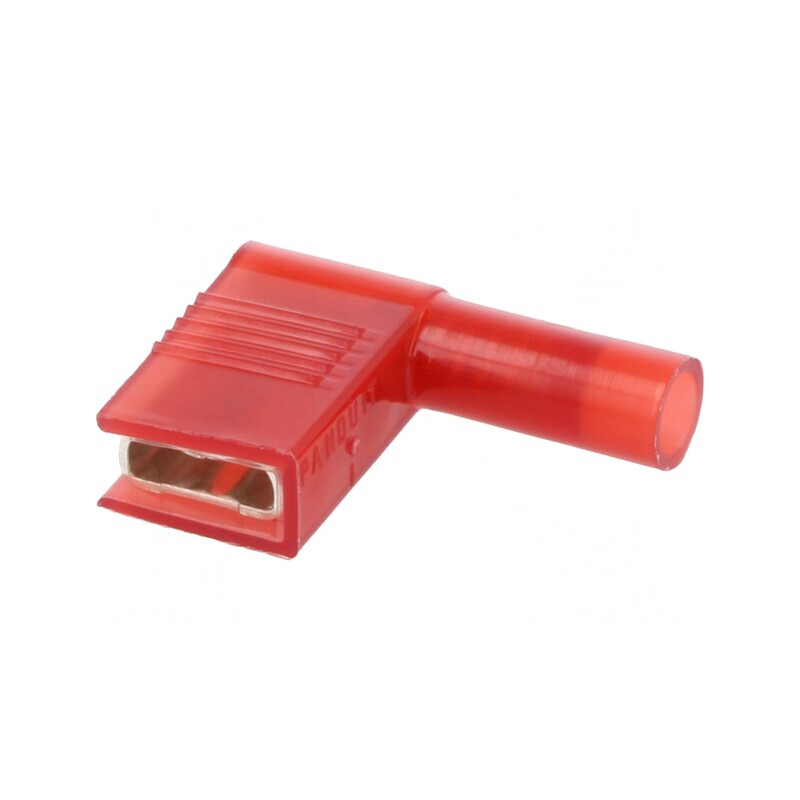 Terminal plat 6,3mm mamă crimpat pe cablu 0,5-1mm2 | Electronic-mag.ro | Componente Electronice