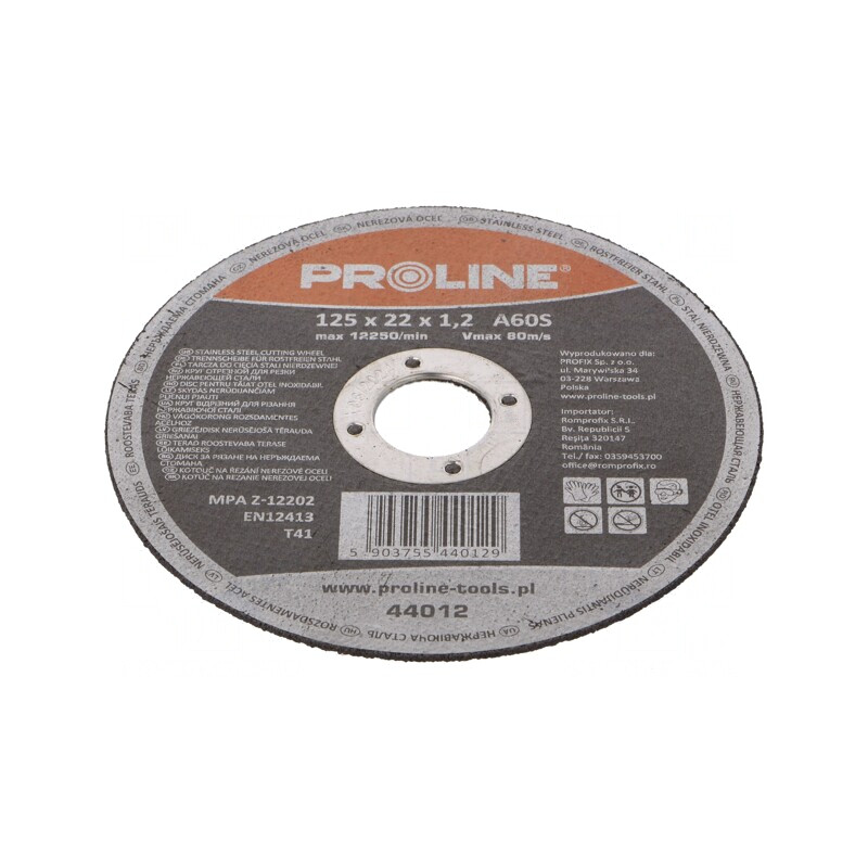 Disc de Tăiere 125mm 22mm 1,2mm | Electronic-mag.ro | Componente Electronice