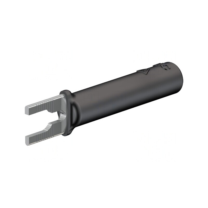 Mufă Furcă Banană 4mm 20A Neagră | Electronic-mag.ro | Componente Electronice