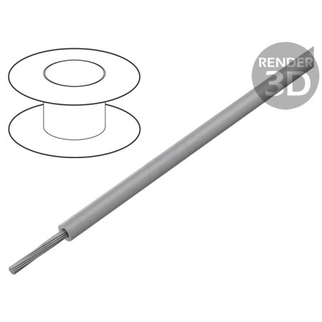 Cablu HELUTHERM 145 1x1mm2 Cu Gri -55÷145°C | Electronic-mag.ro | Componente Electronice