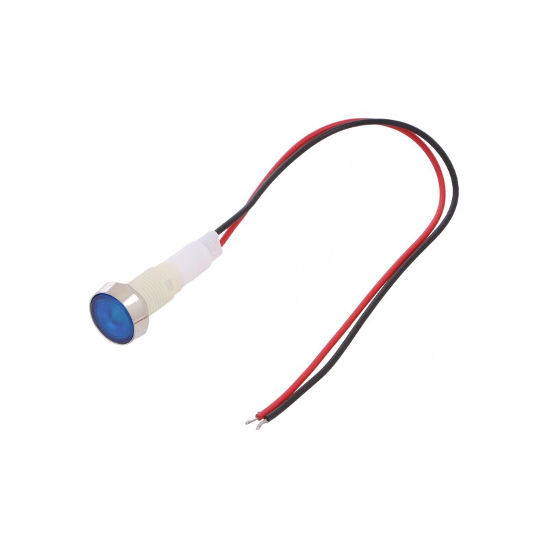 Lampă de Control LED Albastră 230V Ø10mm | Electronic-mag.ro | Componente Electronice