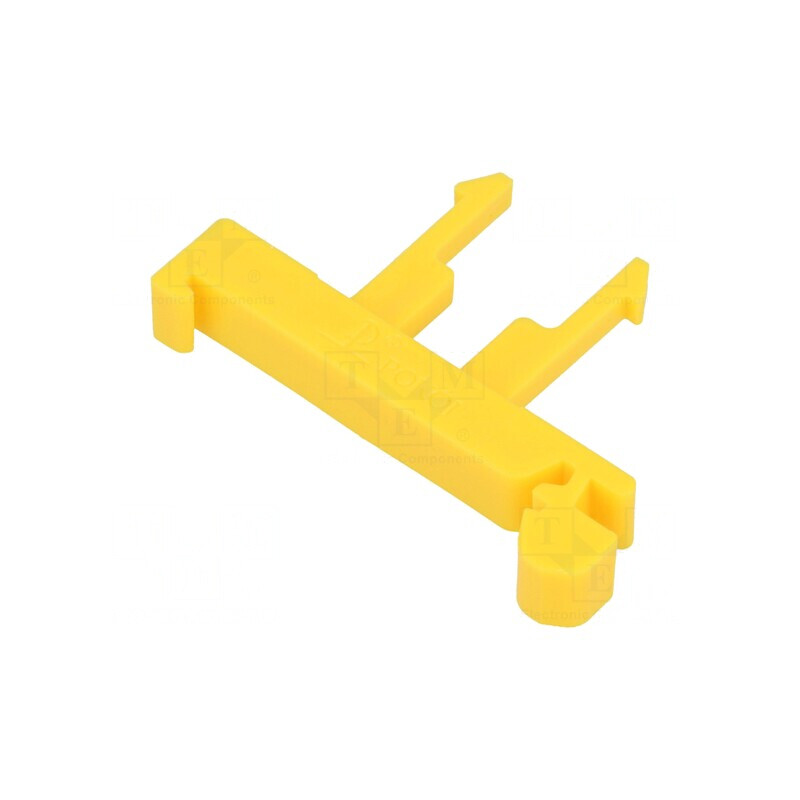 Clemă de Fixare pentru Șină DIN Galbenă | Electronic-mag.ro | Componente Electronice Clemă de Fixare pentru Șină DIN Galbenă | Electronic-mag.ro | Componente Electronice