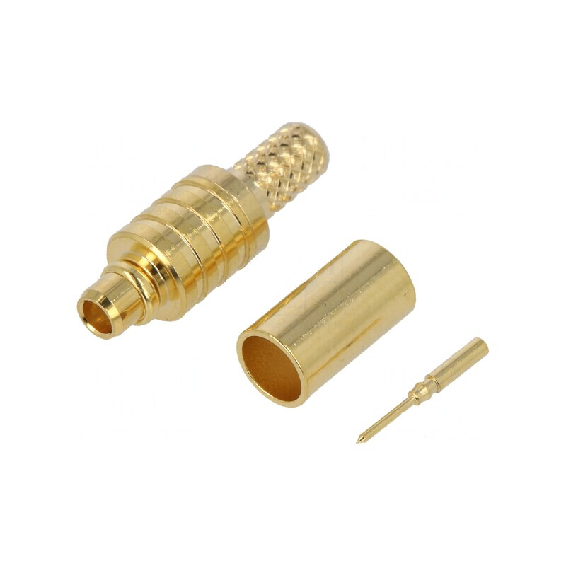 Mufă MMCX Tată Drept 50Ω Lipire Crimpat RG174 RG188 RG316 | Electronic-mag.ro | Componente Electronice
