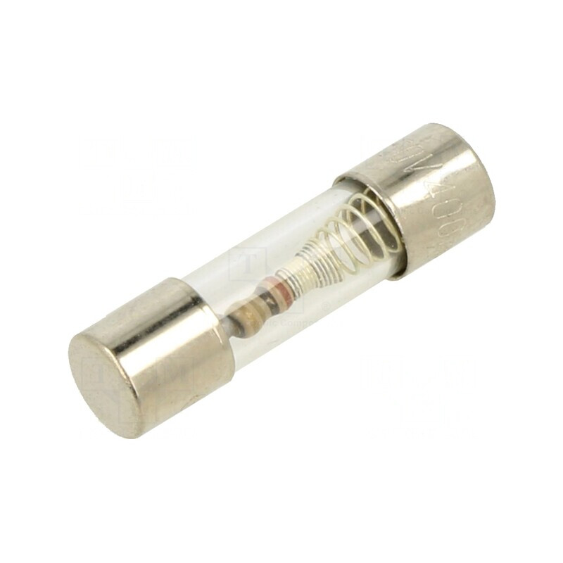 Siguranță Întârziată 400mA 250V Sticlă 5x20mm | Electronic-mag.ro | Componente Electronice