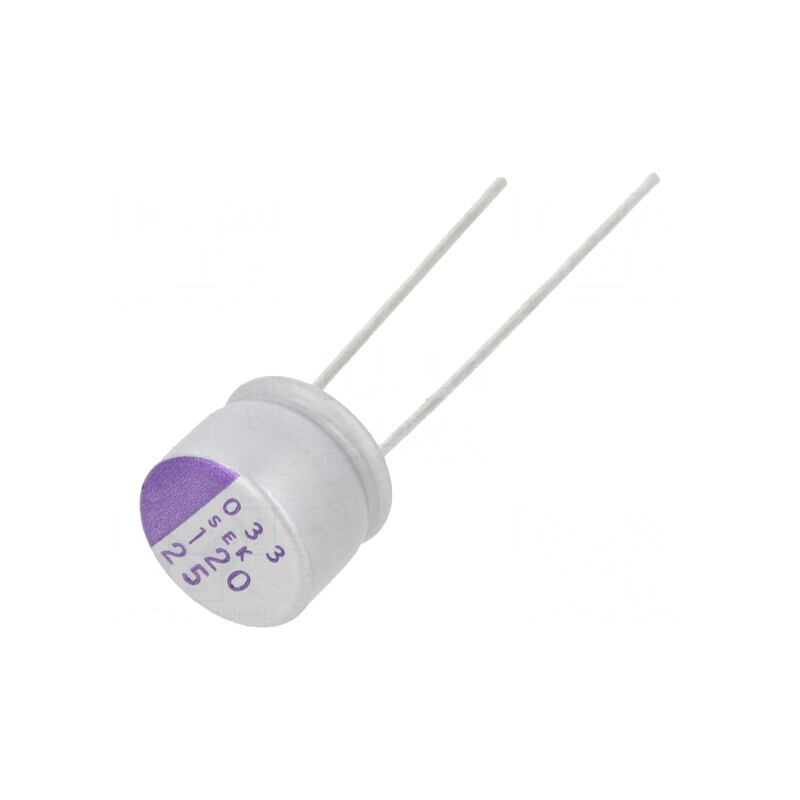 Condensator polimeric 120uF 25V THT | Electronic-mag.ro | Componente Electronice