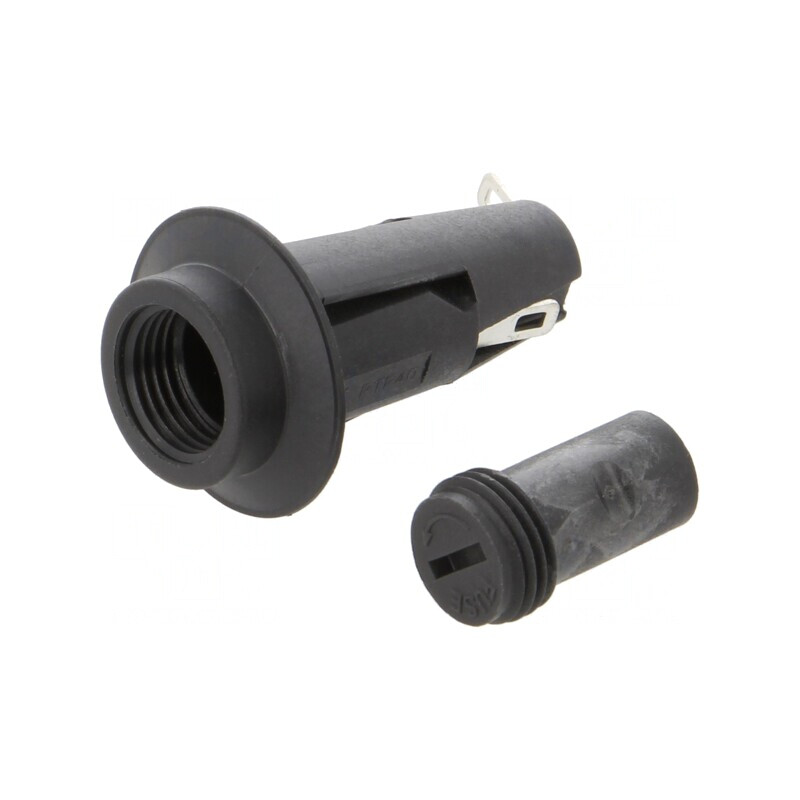 Clemă Panou 5x20mm 10A 250VAC Termoplastică | Electronic-mag.ro | Componente Electronice