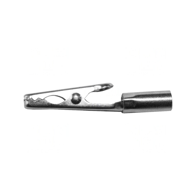 Bornă Crocodil 5A Nichelată 4.8mm | Electronic-mag.ro | Componente Electronice