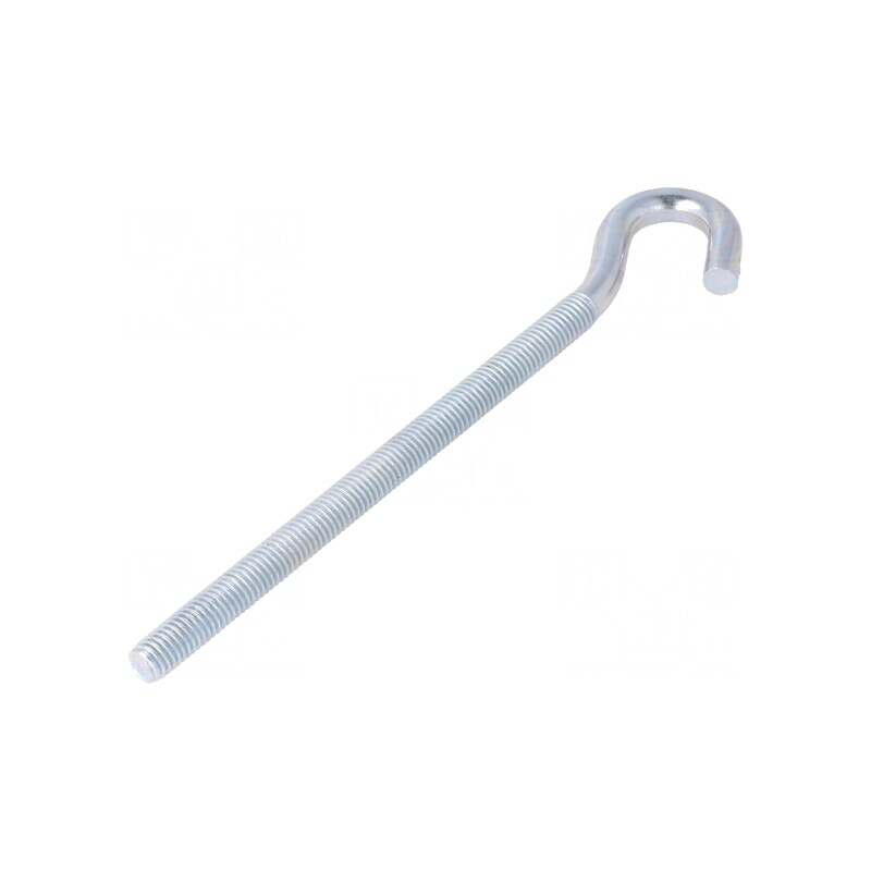 Cârlig unghi oțel zincat 160mm | Electronic-mag.ro | Componente Electronice