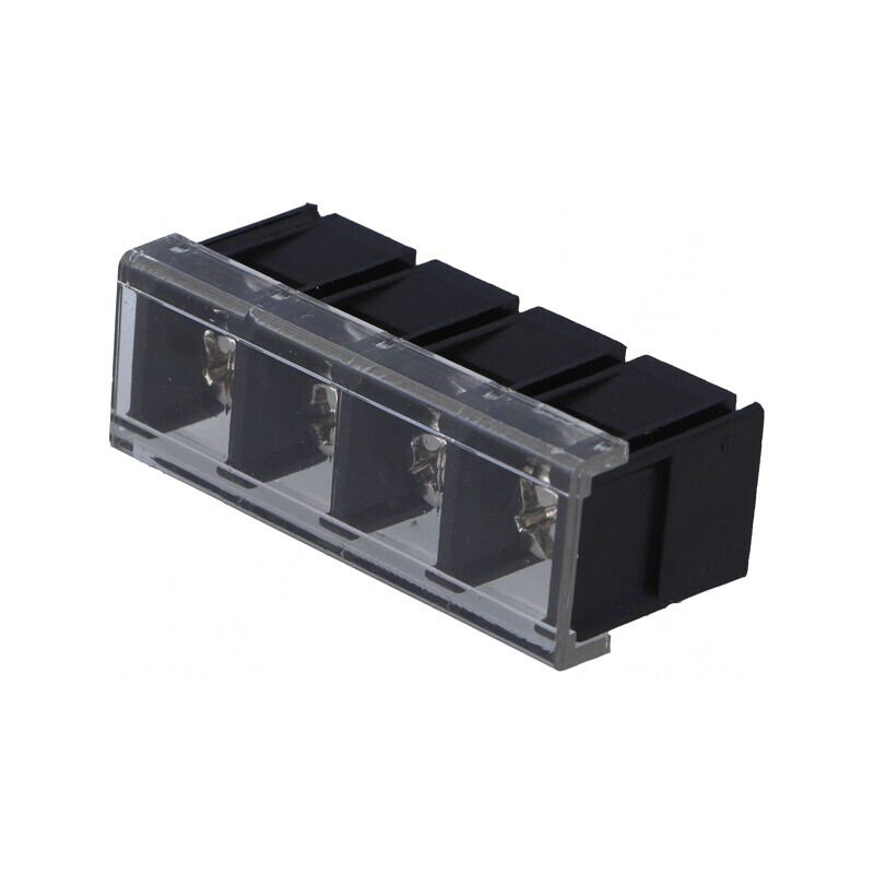 Regletă de Conexiuni PCB Drept 10mm 4 Piste | Electronic-mag.ro | Componente Electronice