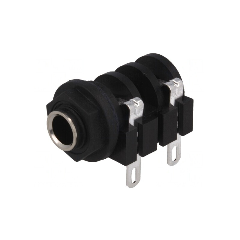 Soclu Jack 6.3mm Mono 90° Lipire | Electronic-mag.ro | Componente Electronice