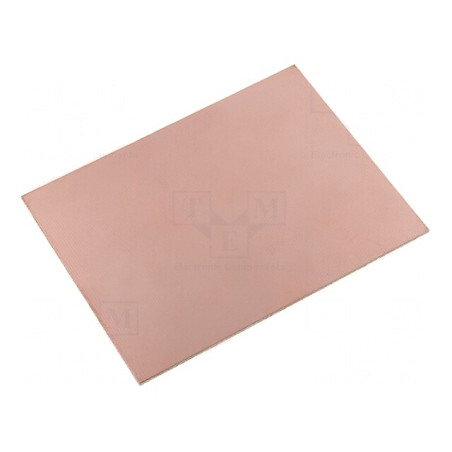 Placă Laminat FR4 Epoxidică 1.5mm 100x75mm Două Fețe | Electronic-mag.ro | Componente Electronice
