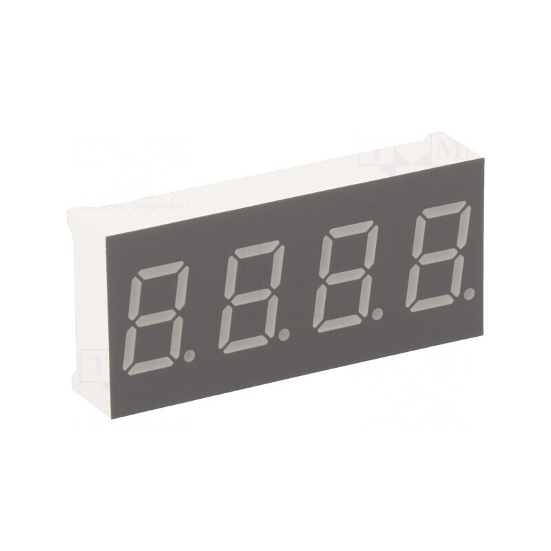 Afișaj LED 7 Segmente 10,16mm 4 Cifre Roșu | Electronic-mag.ro | Componente Electronice Afișaj LED 7 Segmente 10,16mm 4 Cifre Roșu | Electronic-mag.ro | Componente Electronice