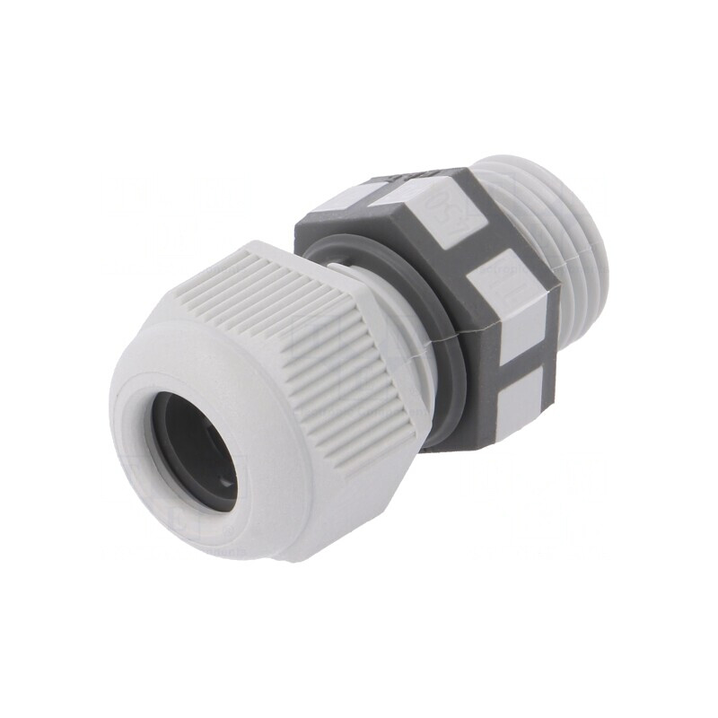 Garnitură Etanșare Poliamidă Gri IP68 PG9 | Electronic-mag.ro | Componente Electronice