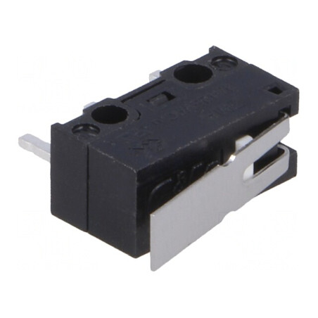 Microîntrerupător 3A/125VAC cu manetă SPDT | Electronic-mag.ro | Componente Electronice
