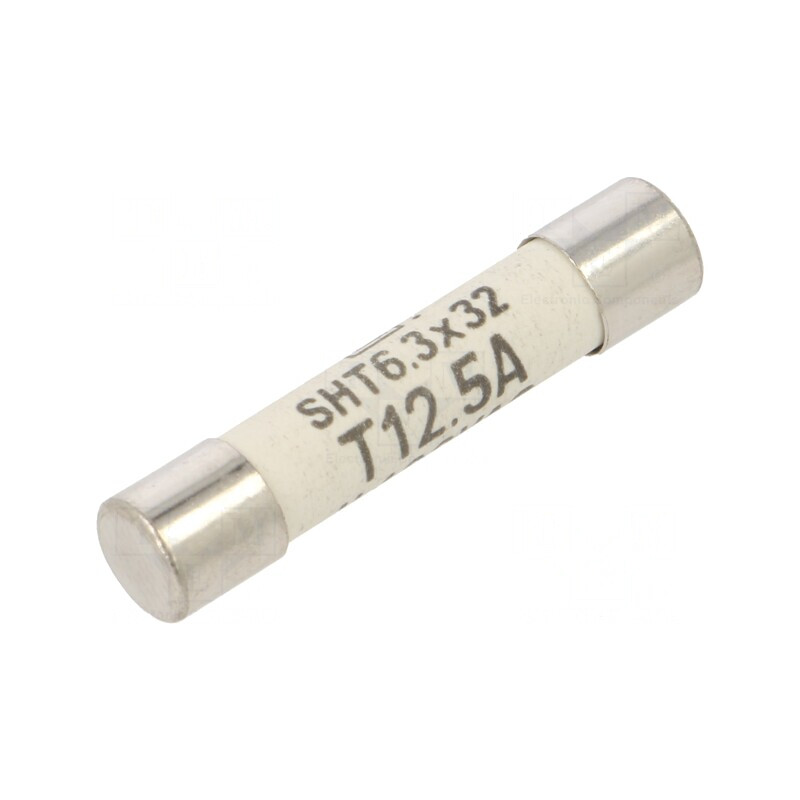 Siguranţă întârziată 12,5A 400V Cupru SHT | Electronic-mag.ro | Componente Electronice