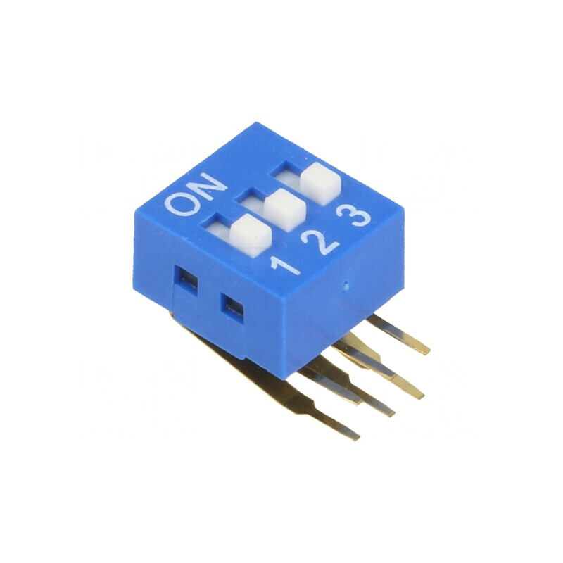 Comutator DIP-SWITCH 3 Secţiuni ON-OFF 0,05A 12VDC | Electronic-mag.ro | Componente Electronice Comutator DIP-SWITCH 3 Secţiuni ON-OFF 0,05A 12VDC | Electronic-mag.ro | Componente Electronice