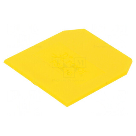 Placă Separatoare Galbenă 1mm Poliamidă | Electronic-mag.ro | Componente Electronice