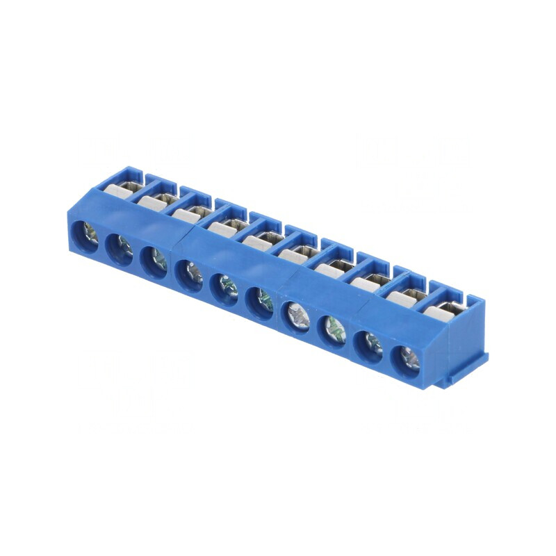 Regletă Conexiuni PCB Unghi 90° 10 Piste 5mm | Electronic-mag.ro | Componente Electronice
