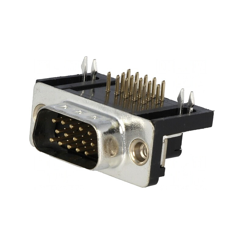 Conector D-Sub 15-Pin 90° THT UNC 4-40 | Electronic-mag.ro | Componente Electronice Conector D-Sub 15-Pin 90° THT UNC 4-40 | Electronic-mag.ro | Componente Electronice