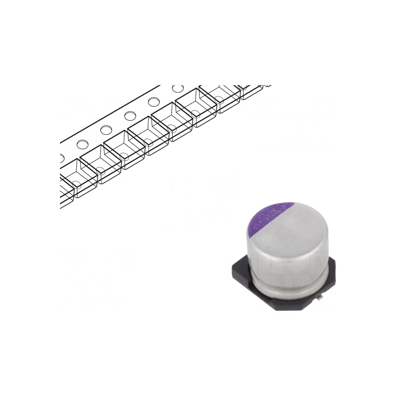 Condensator Polimeric 47uF 20V SMD | Electronic-mag.ro | Componente Electronice
