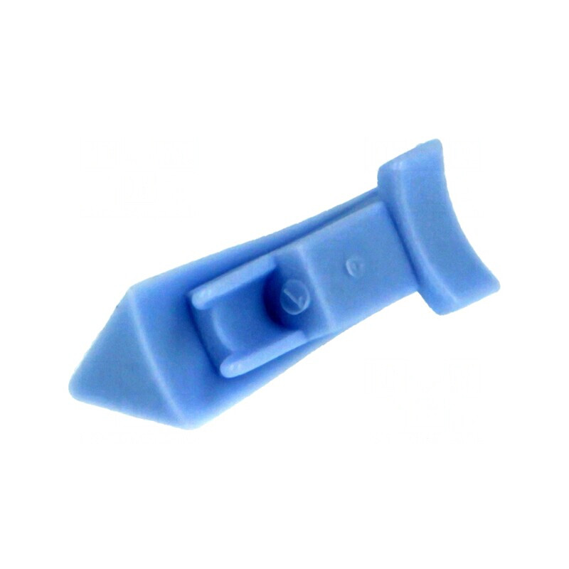 Indicator poliamidă albastră fixare prin apăsare | Electronic-mag.ro | Componente Electronice
