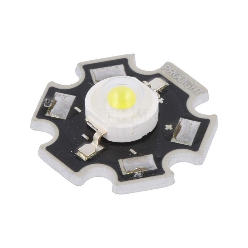 Proeon LED Putere STAR Alb Rece 1W 120-130lm 130° 350mA | Electronic-mag.ro | Componente Electronice