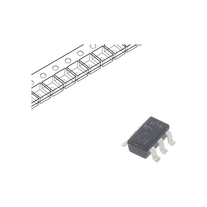 IC Digital Buffer Non-Inversor 2-Canale CMOS SMD SOT23-6 74LVC | Electronic-mag.ro | Componente Electronice