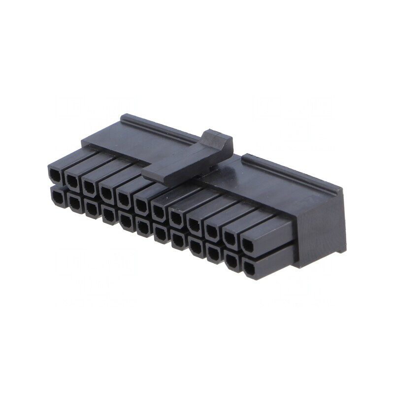Mufă Micro-Fit 3.0 3mm 24 pini fără contacte | Electronic-mag.ro | Componente Electronice