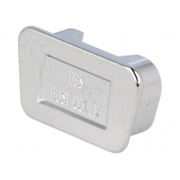 Capac de protecție metalizat pentru conectori D-Sub 9 și D-Sub HD 15 pin | Electronic-mag.ro | Componente Electronice