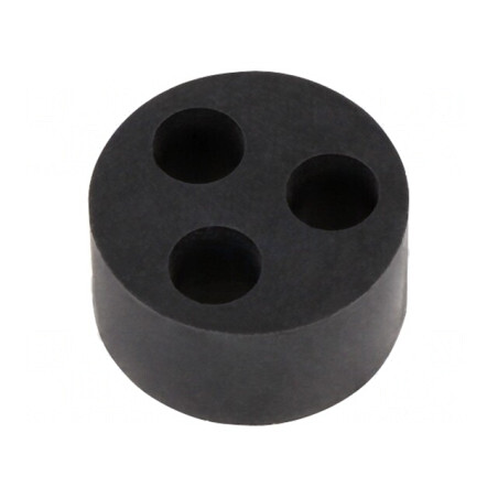 Insert Presetupă 6mm M25 IP68 Cauciuc NBR 3 Orificii | Electronic-mag.ro | Componente Electronice