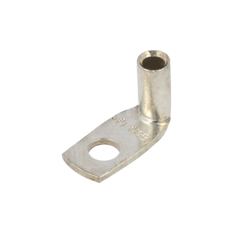 Vârf Inelar Tubular M6 10mm2 Crimpat 90° | Electronic-mag.ro | Componente Electronice