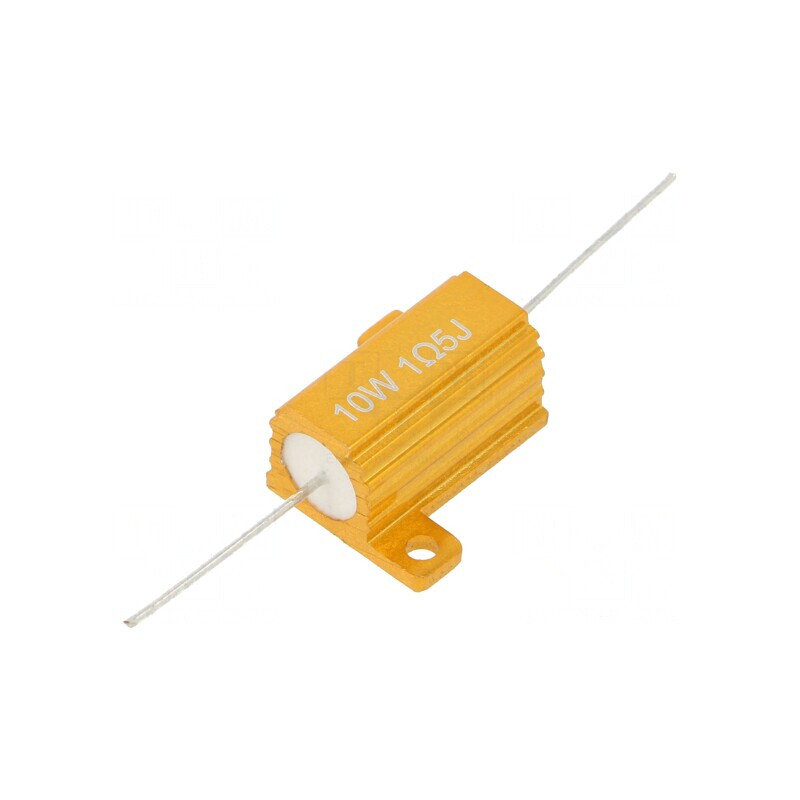 Rezistor Bobinat cu Radiator 1,5Ω 10W ±5% 50ppm/°C pentru Lipit | Electronic-mag.ro | Componente Electronice