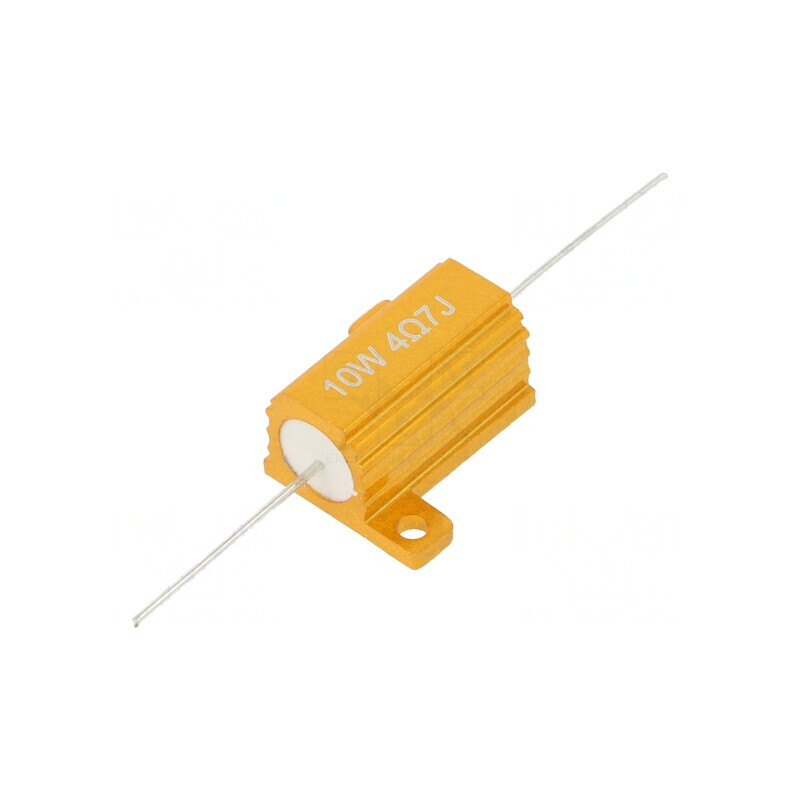 Rezistor Bobinat cu Radiator 4,7Ω 10W | Electronic-mag.ro | Componente Electronice