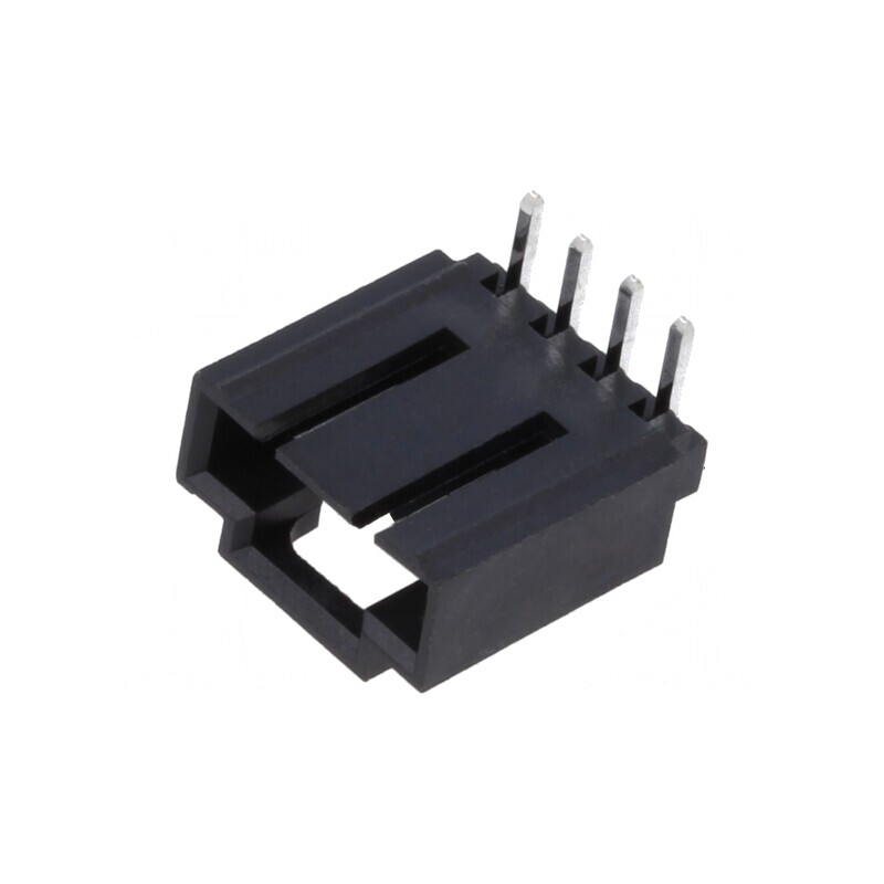 Soclu Cablu-Placă Tată 2,54mm 4 Pin 90° THT | Electronic-mag.ro | Componente Electronice