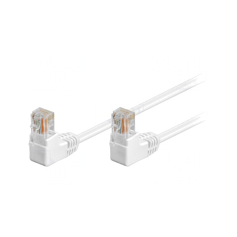 Cablu Patch UTP Cat5e Alb 0.25m | Electronic-mag.ro | Componente Electronice