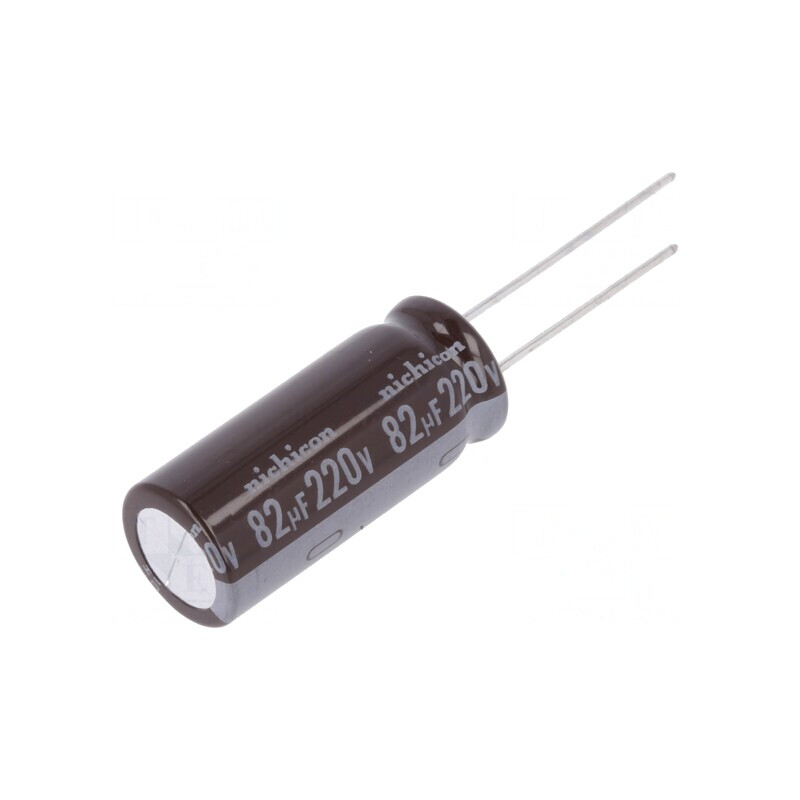 Condensator Electrolitic THT 82uF 220VDC 12.5x31.5mm 20% | Electronic-mag.ro | Componente Electronice