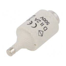 Siguranță gG 2A 500VAC DII | Electronic-mag.ro | Componente Electronice