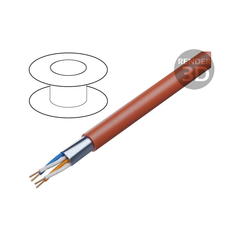 Cablu de Control PVC 2x2x0,8mm 150V | Electronic-mag.ro | Componente Electronice
