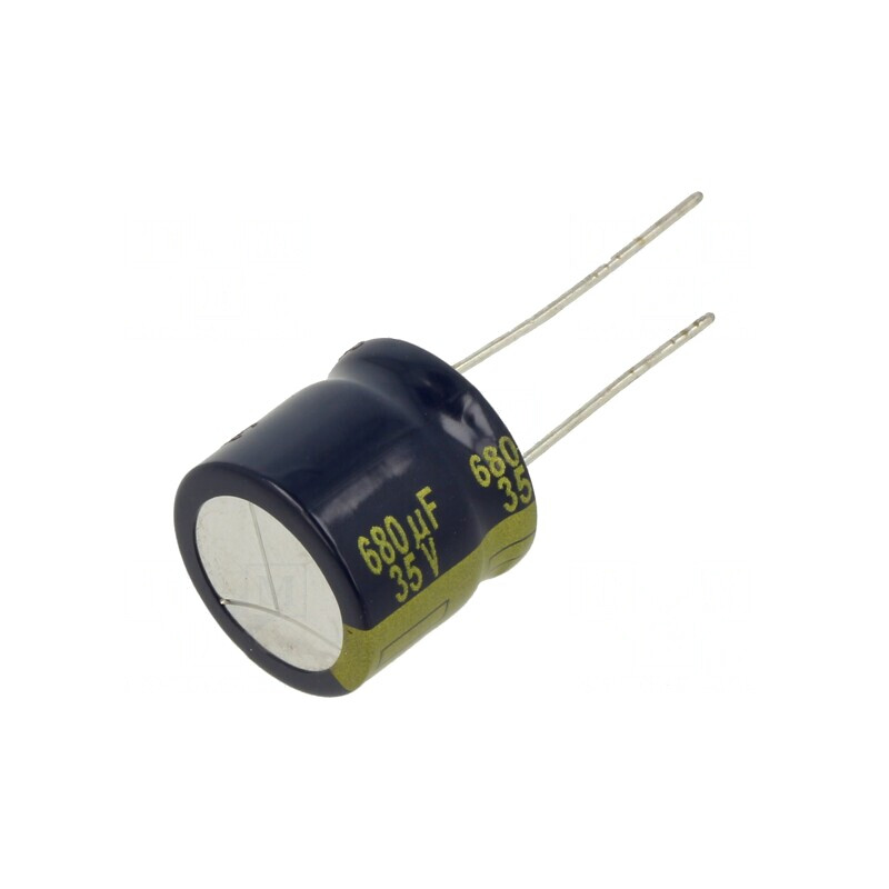 Condensator electrolitic low ESR 680uF 35V THT | Electronic-mag.ro | Componente Electronice