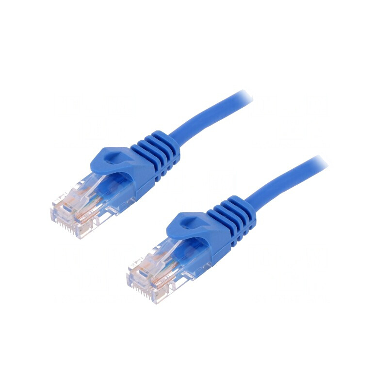 Patch Cord UTP Cat 5e Albastru 1.5m | Electronic-mag.ro | Componente Electronice