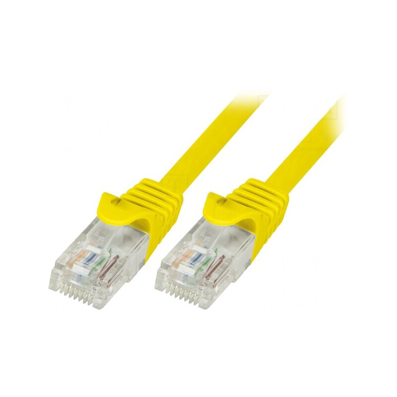 Patch cord U/UTP Cat6 PVC Galben 0.5m | Electronic-mag.ro | Componente Electronice Patch cord U/UTP Cat6 PVC Galben 0.5m | Electronic-mag.ro | Componente Electronice