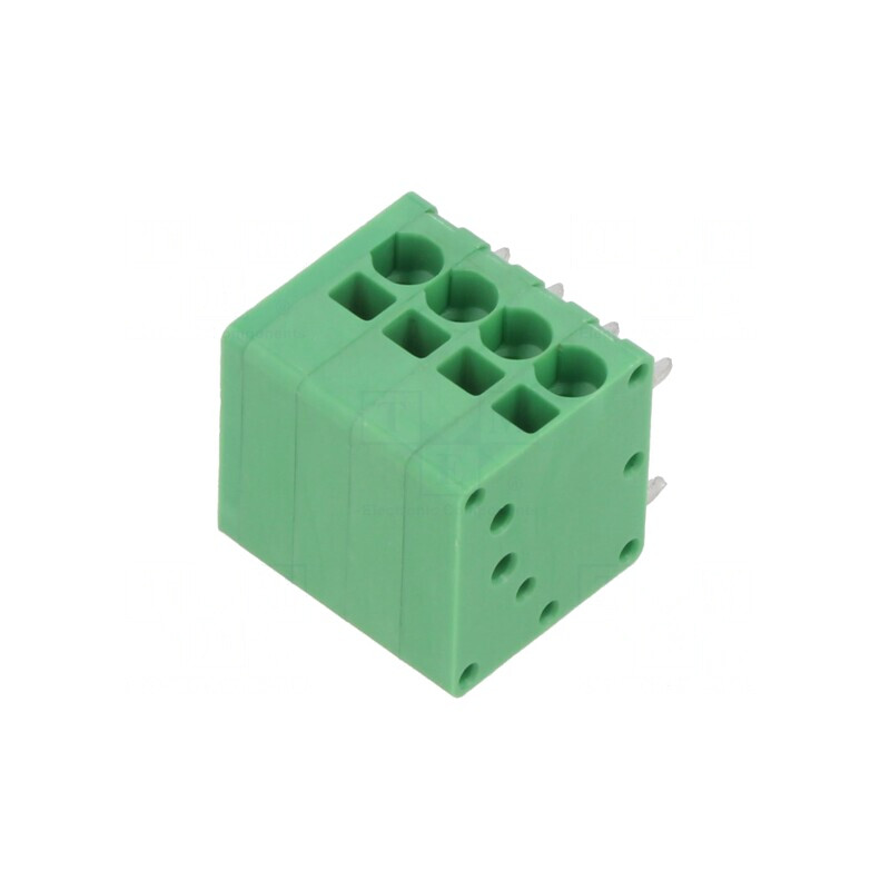 Regletă Conexiuni PCB 90° 3.5mm 4 Piste 10A | Electronic-mag.ro | Componente Electronice