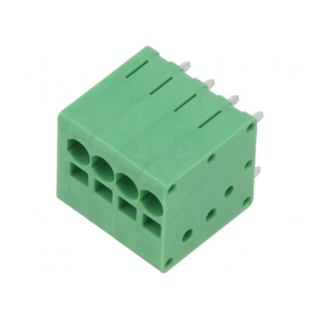 Conector Regletă PCB 4 Piste 3,5mm | Electronic-mag.ro | Componente Electronice