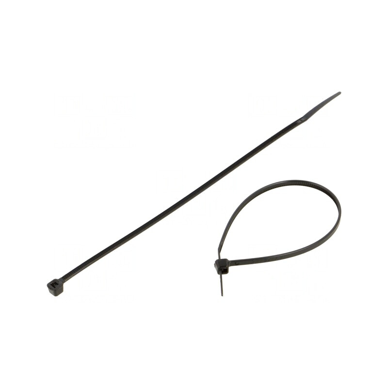 Colier de strângere negru 100mm 2,5mm poliamidă 80N | Electronic-mag.ro | Componente Electronice Colier de strângere negru 100mm 2,5mm poliamidă 80N | Electronic-mag.ro | Componente Electronice