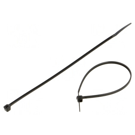 Colier de strângere negru 100mm 2,5mm poliamidă 80N | Electronic-mag.ro | Componente Electronice